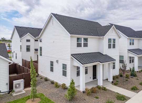 Aerial Community View at Alante Homes at Spring Run, Idaho, 83607