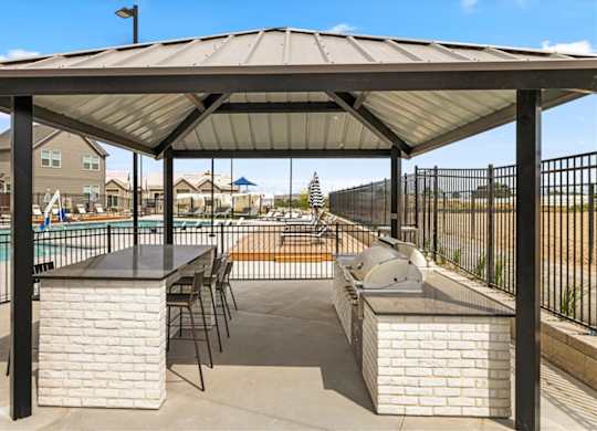 Grill And Patio at Alante Homes at Spring Run, Idaho, 83607
