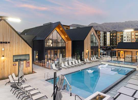 Outdoor Pool at Solhavn Apartments, American Fork, UT, 84003