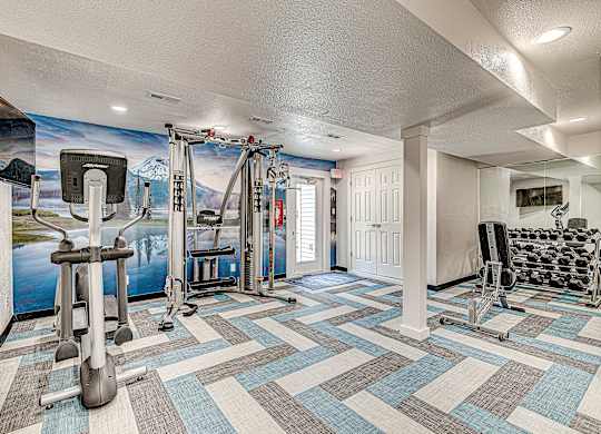 Gym at Avia Lofts at Founders Road, Indianapolis