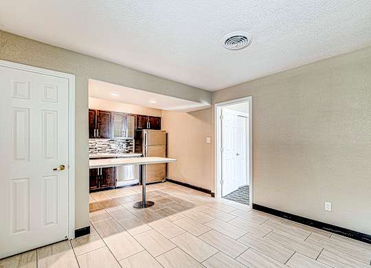 Kitchen and Living Room at Avia Lofts at Founders Road, Indianapolis, Indiana