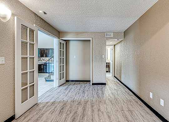 Modern Bedroom at Avia Lofts at Founders Road, Indianapolis, Indiana