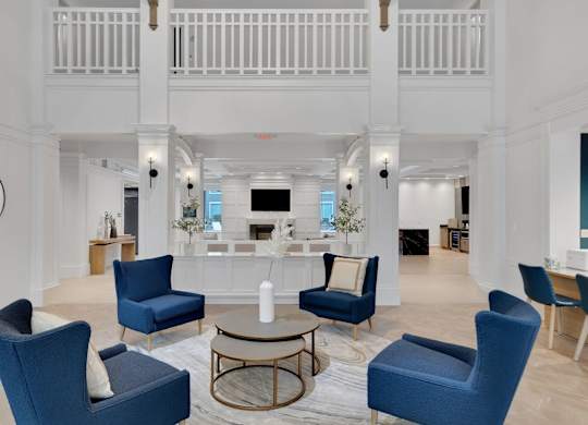 Lobby at AVIA Apartments On Alpha, Dallas, TX