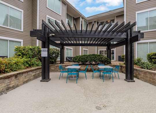 Patio at AVIA Apartments On Alpha, Texas, 75240