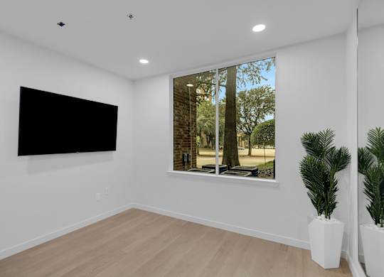 Room with window at AVIA Apartments On Alpha, Dallas, Texas