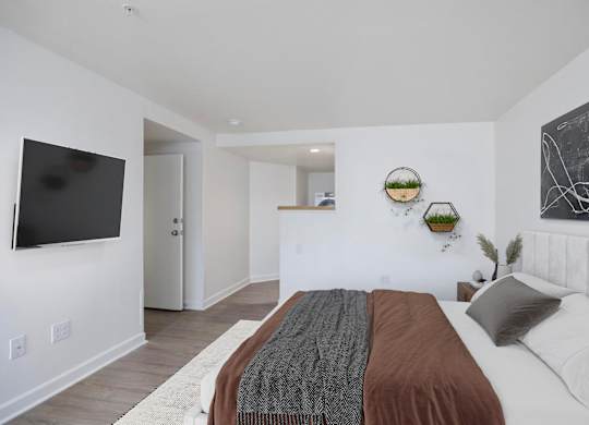 Charming Bedroom at Avia Apartments on College Blvd (Overland Park), Overland Park
