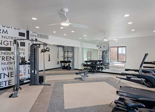 Community Gym at Avia Apartments on College Blvd (Overland Park), Kansas