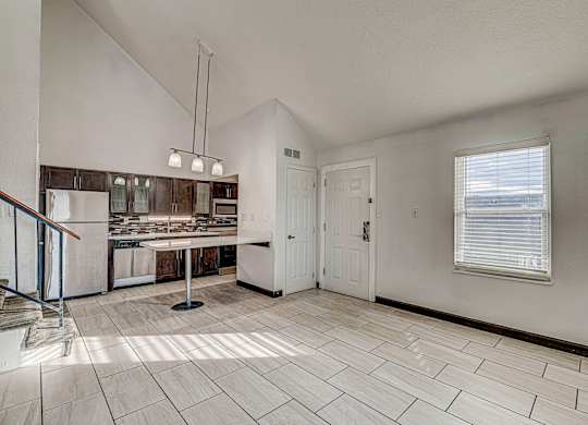 Modern Living Room at Avia Lofts at Founders Road, Indianapolis, 46268