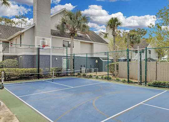 Tennis and Basket ball court at AVIA Lofts on Liberty Ridge, Apartments, Jacksonville, FL, 32256