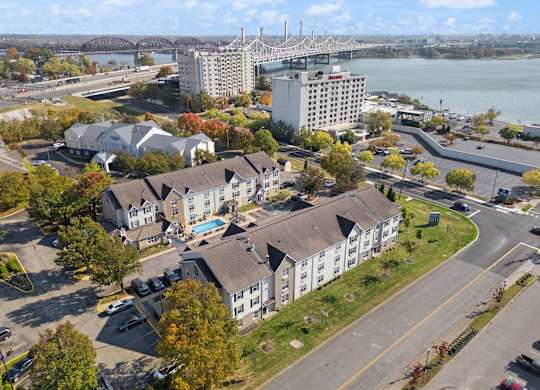 Property Aerial View at AVIA North Shore Apartments, Jeffersonville