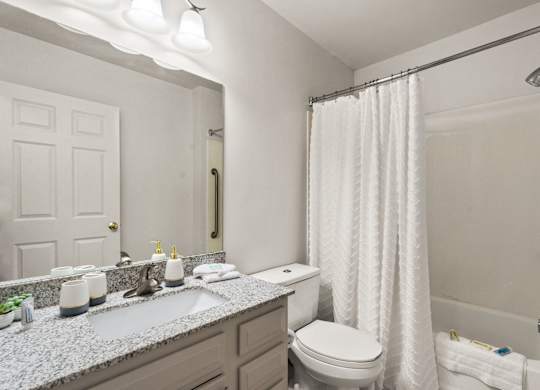 Full Bathroom at AVIA North Shore Apartments, Jeffersonville, IN, 47130