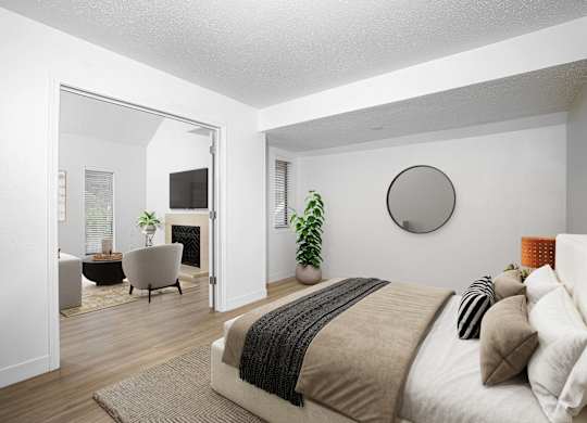 Gorgeous Bedroom Designs at AVIA Lofts on Victors Way, Ann Arbor, 48108