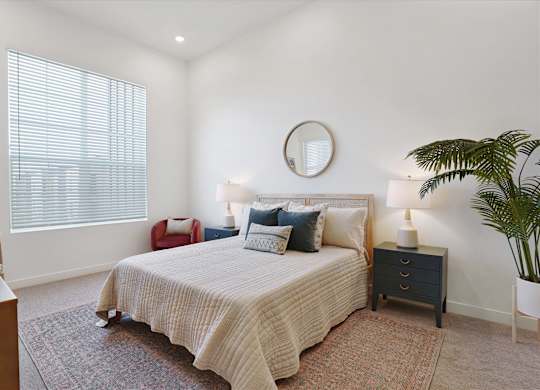 Bedroom with Bed at Solhavn Apartments, Utah, 84003