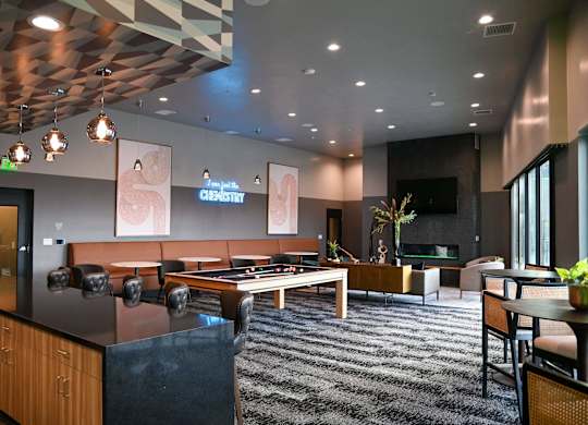 Game Room at SevenO2 Main Apartments, Utah