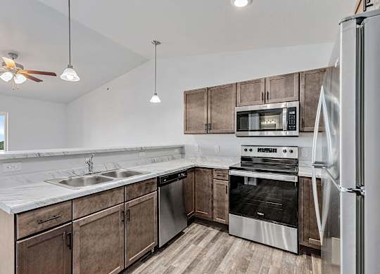 kitchen at Red Rock Apartments, Rapid City, South Dakota