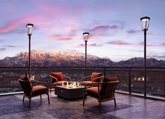 Rooftop Deck at Solhavn Apartments, American Fork, UT