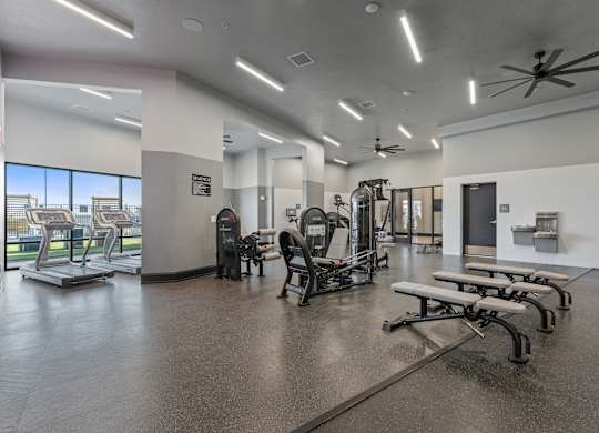 Gym at SevenO2 Main Apartments, Salt Lake City, UT, 84101