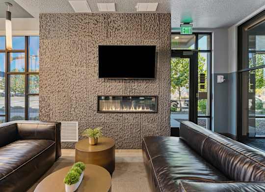 interior lounge area at SevenO2 Main Apartments, Salt Lake City