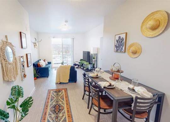 605 Place Sofa  Large Kitchen w/table and sofa at 605 Place Student Housing & Co-Living, St George, Utah