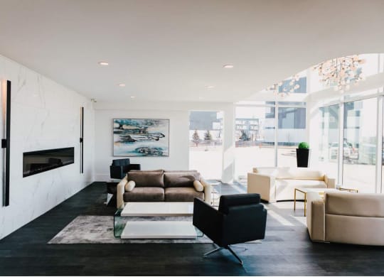 the living room of the house