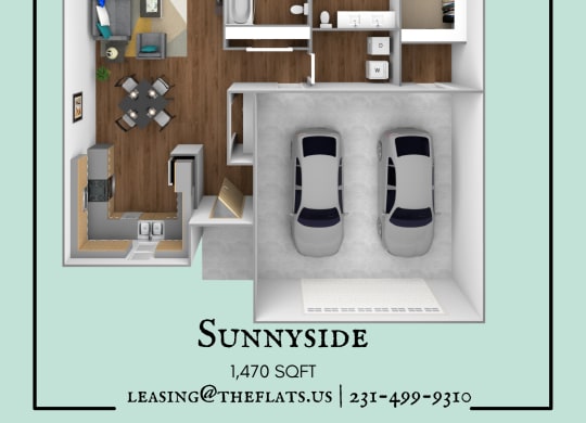2 Bedroom 2 Bathroom