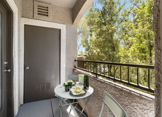 Cyan at Green Valley Apartments Private Balcony