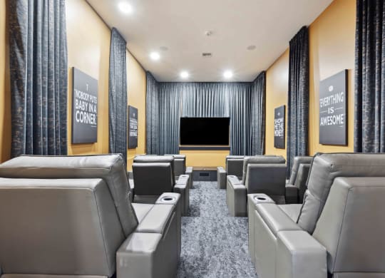 apartment theater at hideaway in north scottsdale