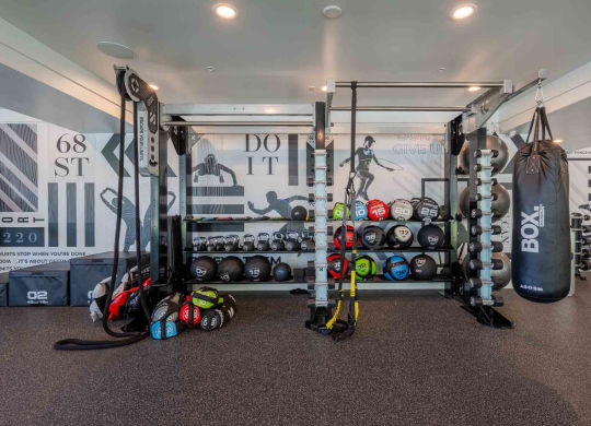 24 hour fitness center at slate scottsdale apartments in arizona