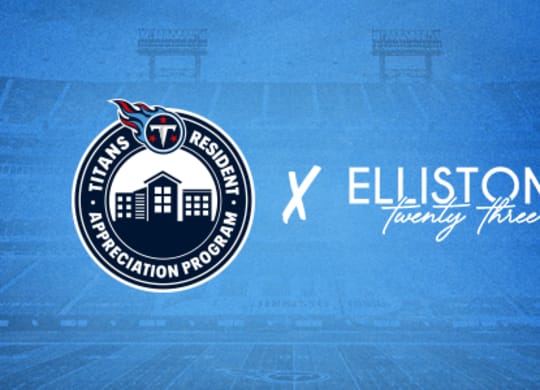 Elliston 23 apartments in Nashville are a part of the Titans Resident Appreciation Program