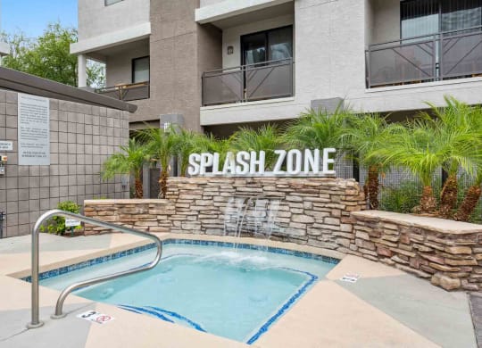 our apartments showcase a swimming pool