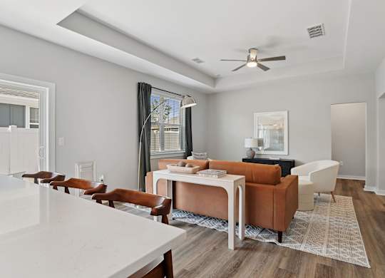 Modern Living Room at Zora University, Charlotte, NC
