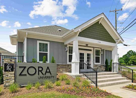 Property Signage at Zora University, Charlotte