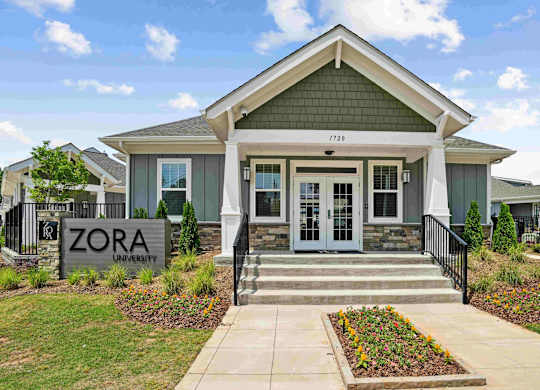 Clubhouse Exterior at Zora University, Charlotte, NC