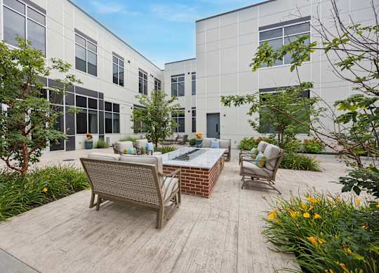 Outdoor Patio at Heritage Court, Ewing, NJ