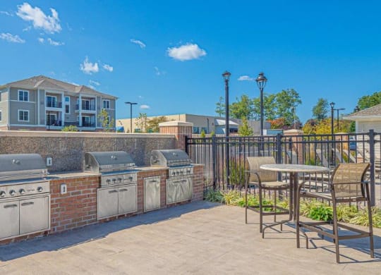 BBQ Area at Heritage Court, Ewing, New Jersey