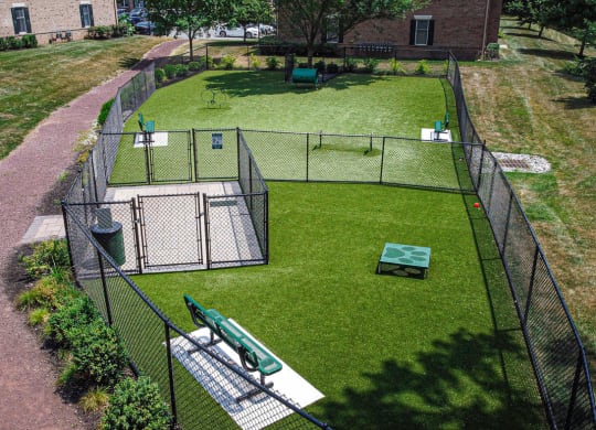 Aerial View Of Dog Park at Heritage Court, Ewing, 08628