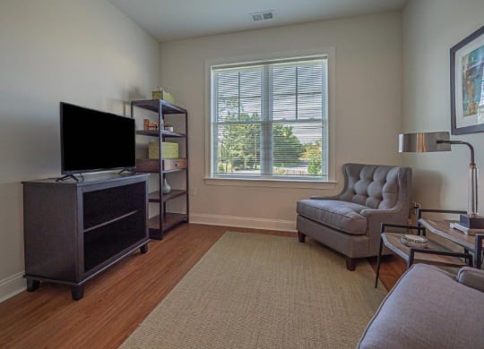 Bedrooms are great for your in-home office or entertainment space at Heritage Court, Ewing, NJ