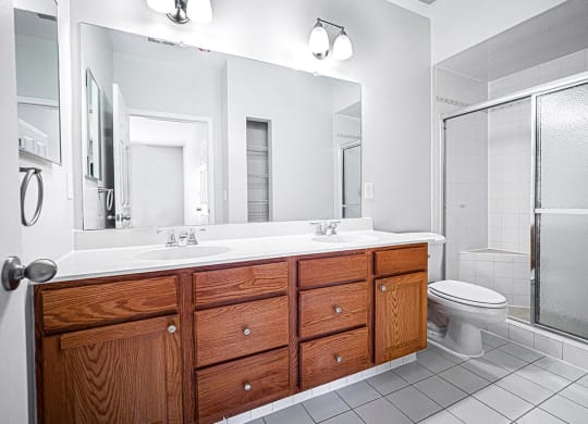 Master Bathroom at Heritage Court, New Jersey, 08628