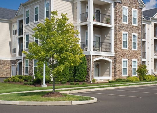 our apartments offer a parking lot  at Harper's Crossing, Langhorne, PA