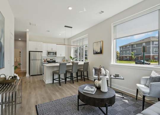 Kitchen and Dining Room View at Heritage Court, Ewing, NJ
