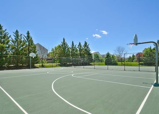 Play with friends at the Coppermine Run community courts.