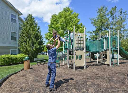 Play at one of many of Coppermine Run’s outdoor spaces.