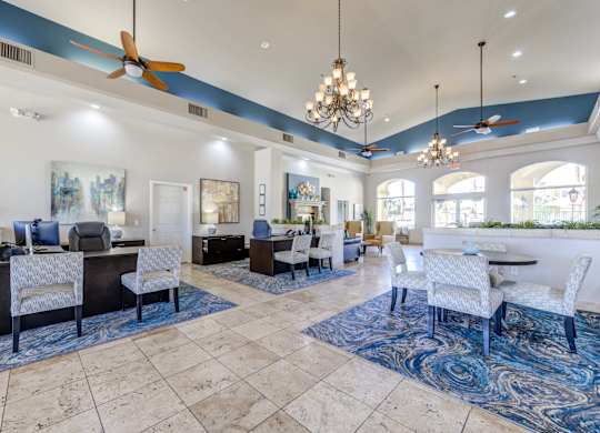 Tresa at Arrowhead Apartments Leasing Office Interior and Lounge