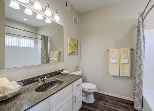 Tresa at Arrowhead Apartments Model Bathroom with Shower