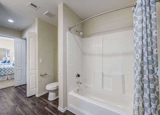 Tresa at Arrowhead Apartments Model Bathroom with Shower and Bathtub