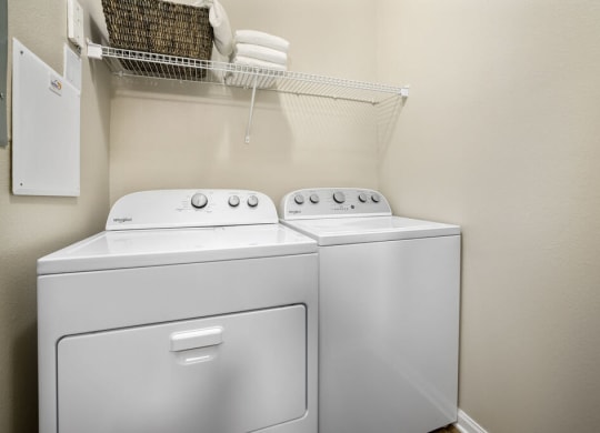 our apartments have a washer and dryer