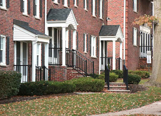 Exterior entryway  at Alister Morristown, New Jersey