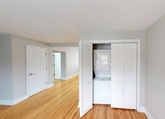 In-home washer and dryer at Alister Morristown, Morristown, NJ