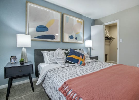 Bedroom With Closet  at Elme Herndon, Herndon, Virginia