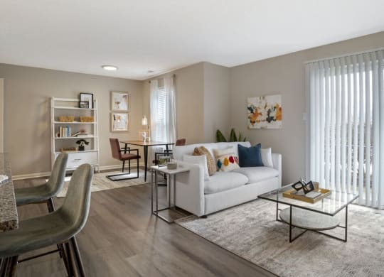 Living Room at Elme Germantown, Germantown, 20876